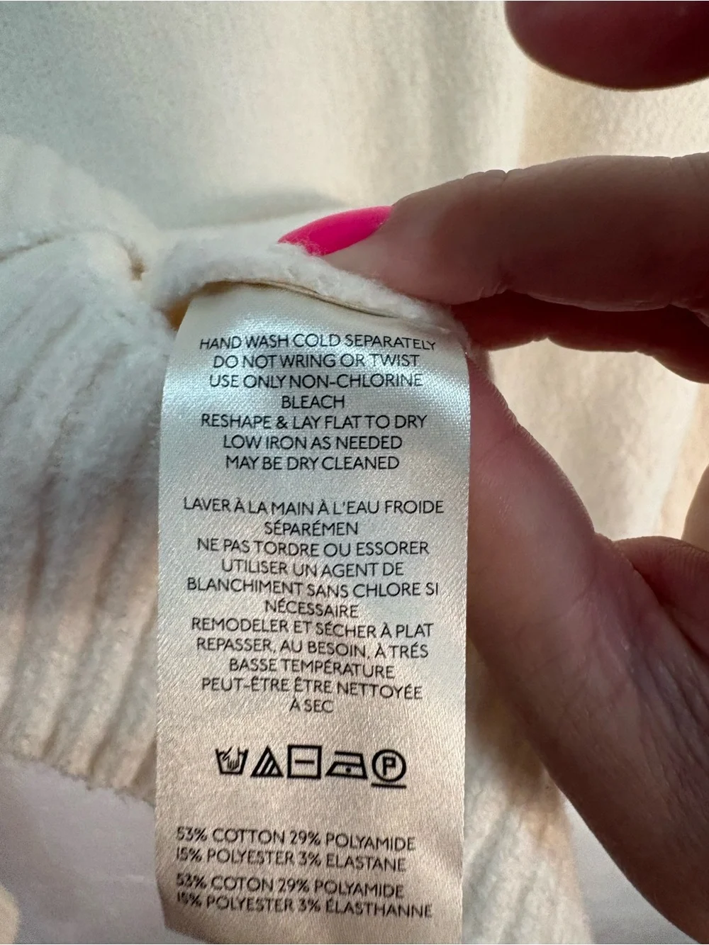 Free People Trading Up Polo in ivory